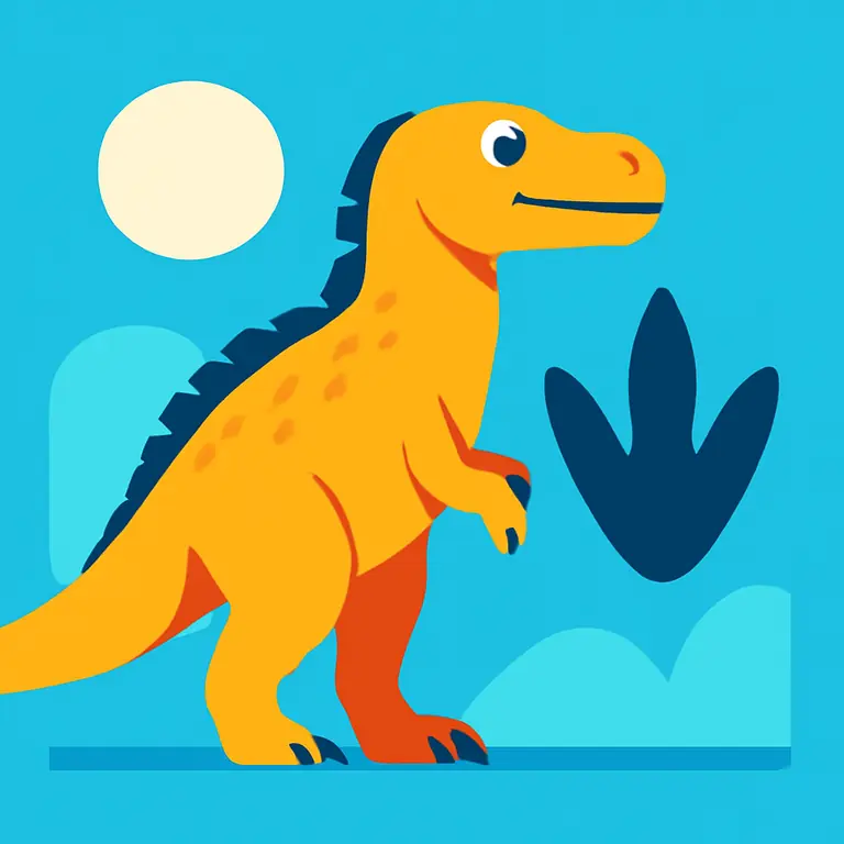 Symbolic Megalosaur - puzzle cover