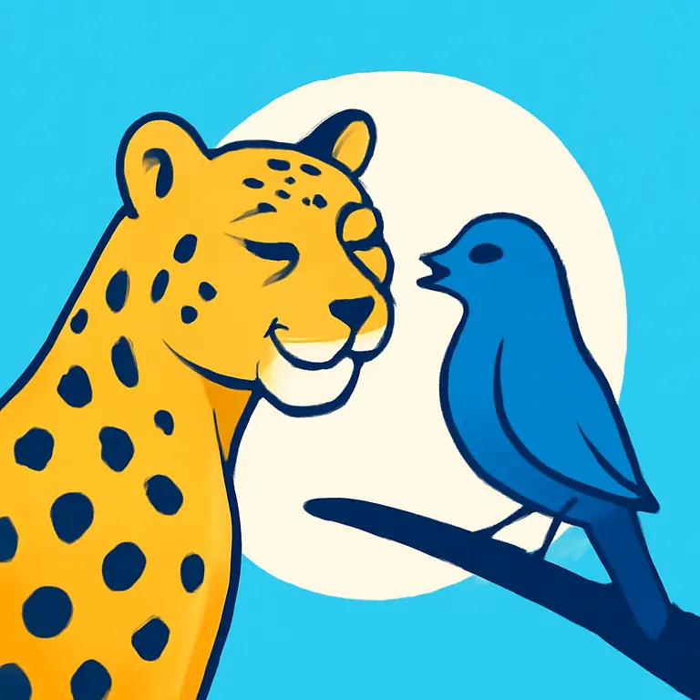 Jaguar Flirt - puzzle cover