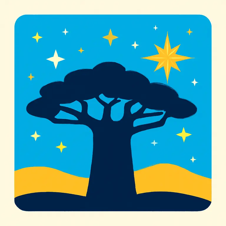 Starry Baobab - puzzle cover