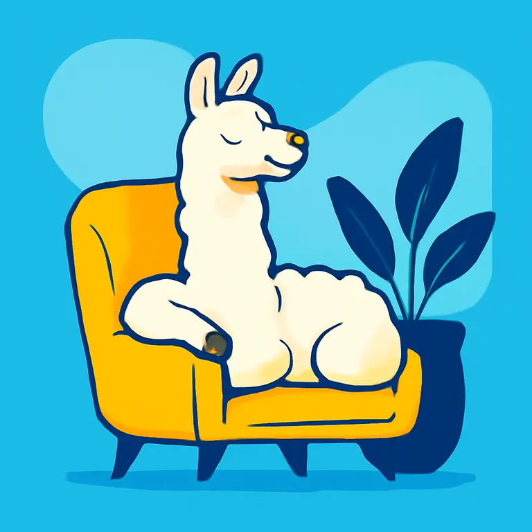 Llama Lounge - puzzle cover