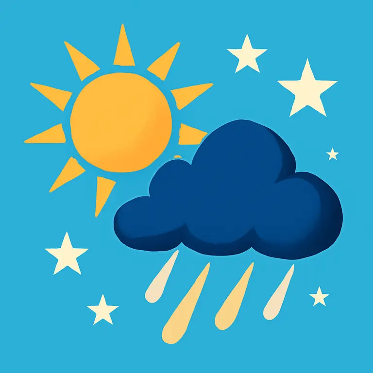 Starry Sunshower - puzzle cover