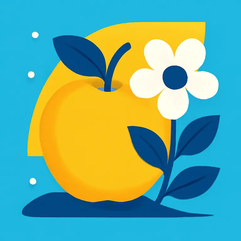 Floral Fruits Blend - puzzle cover