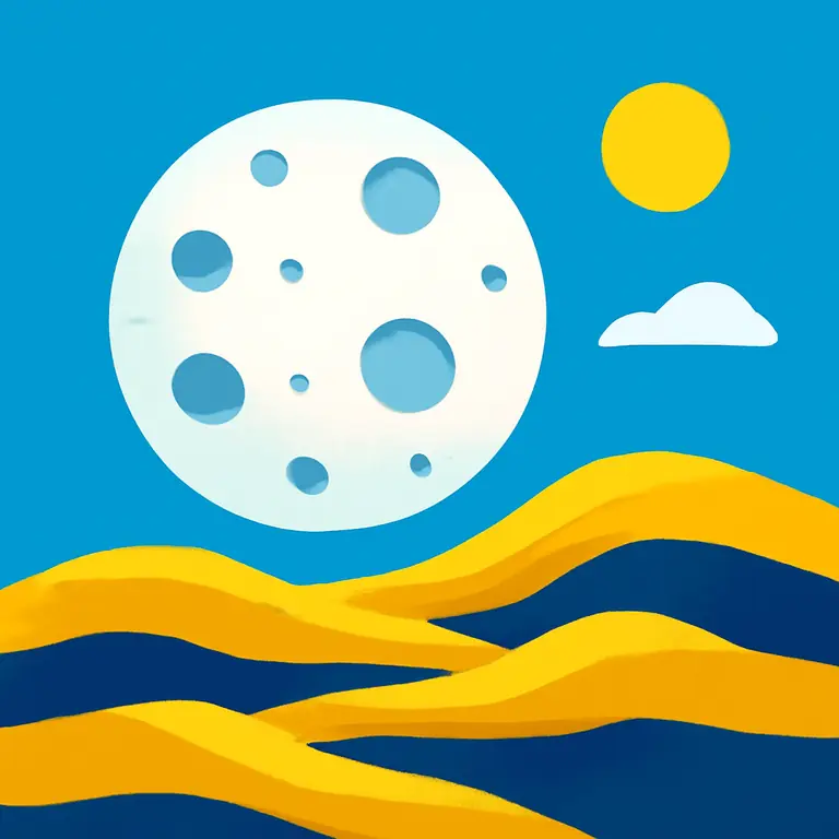 Moonscape Strata - puzzle cover