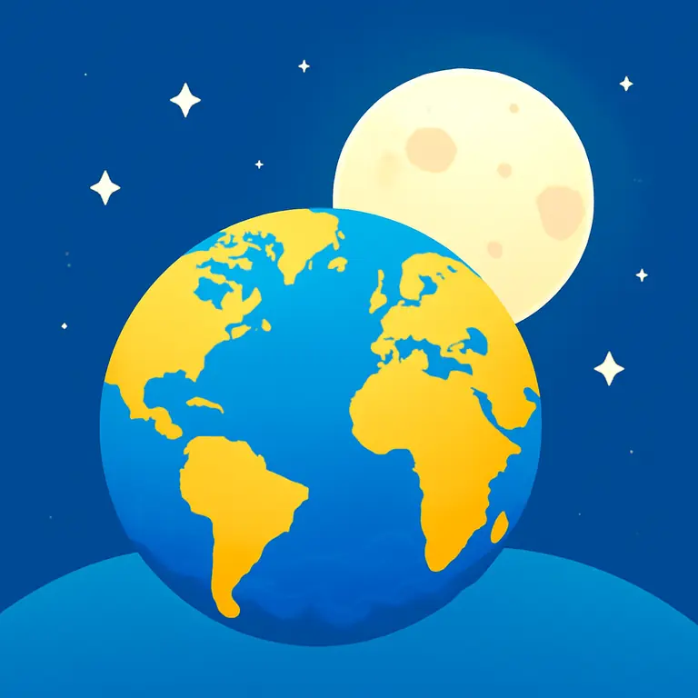 Moonlit Earth - puzzle cover