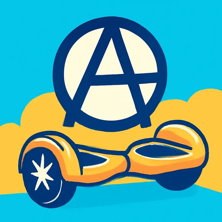 Anarchist Hoverboard - puzzle cover