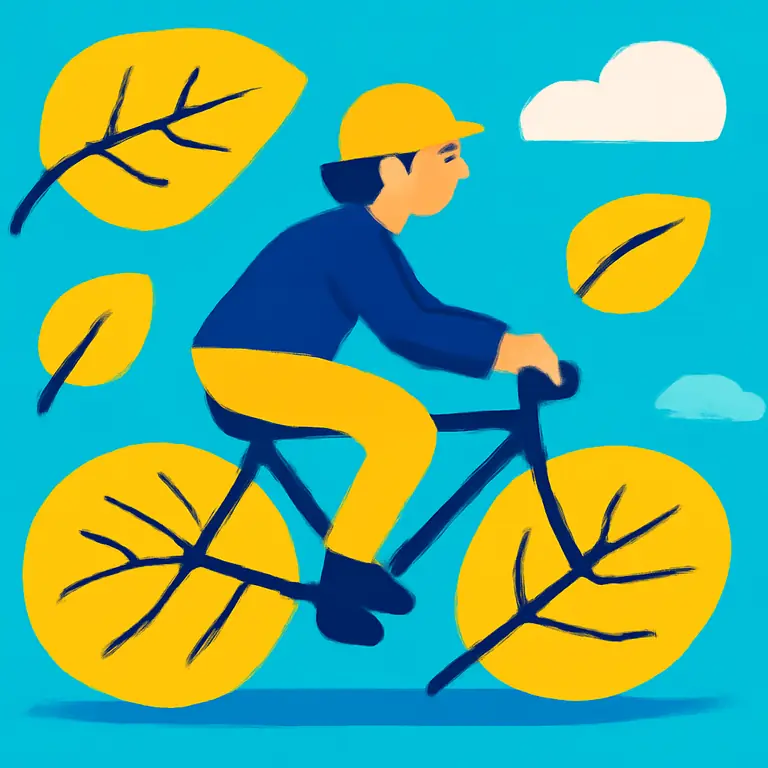 Leafy Riders - puzzle cover