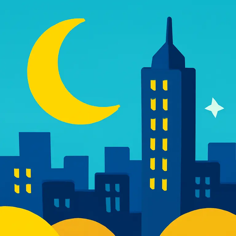 Urban Nightscape - puzzle cover