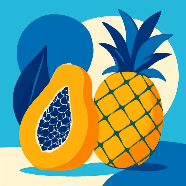 Exotic Fruitscape - puzzle cover