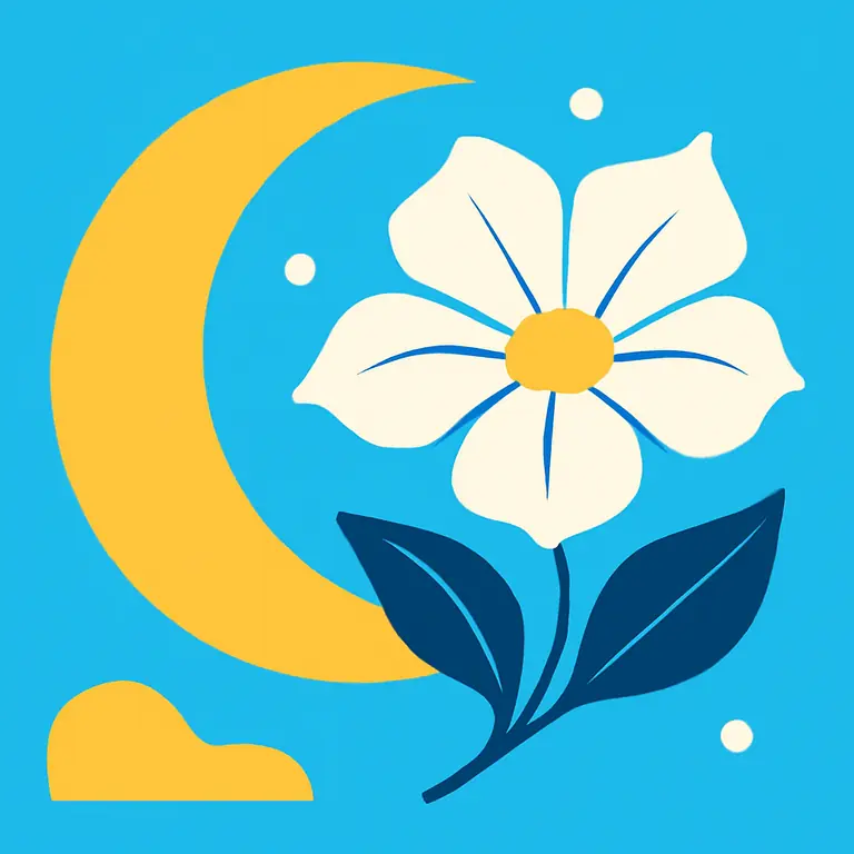 Moonflower Feast - puzzle cover