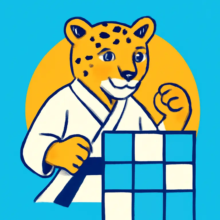 Hidden Kungfu Jaguars - puzzle cover