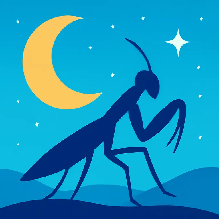 Night Mantis Sky - puzzle cover