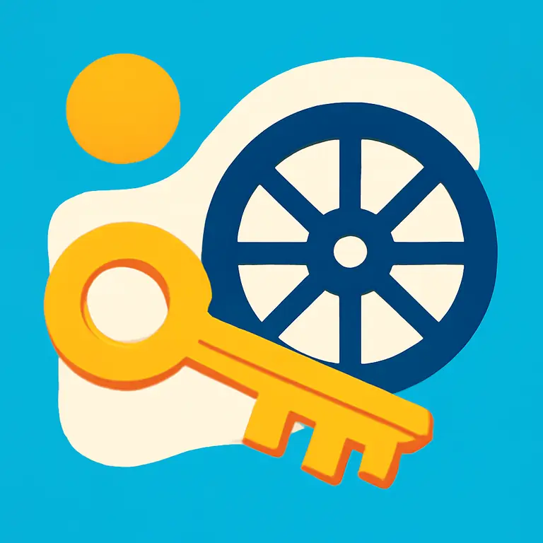 Keys and Wheels - puzzle cover