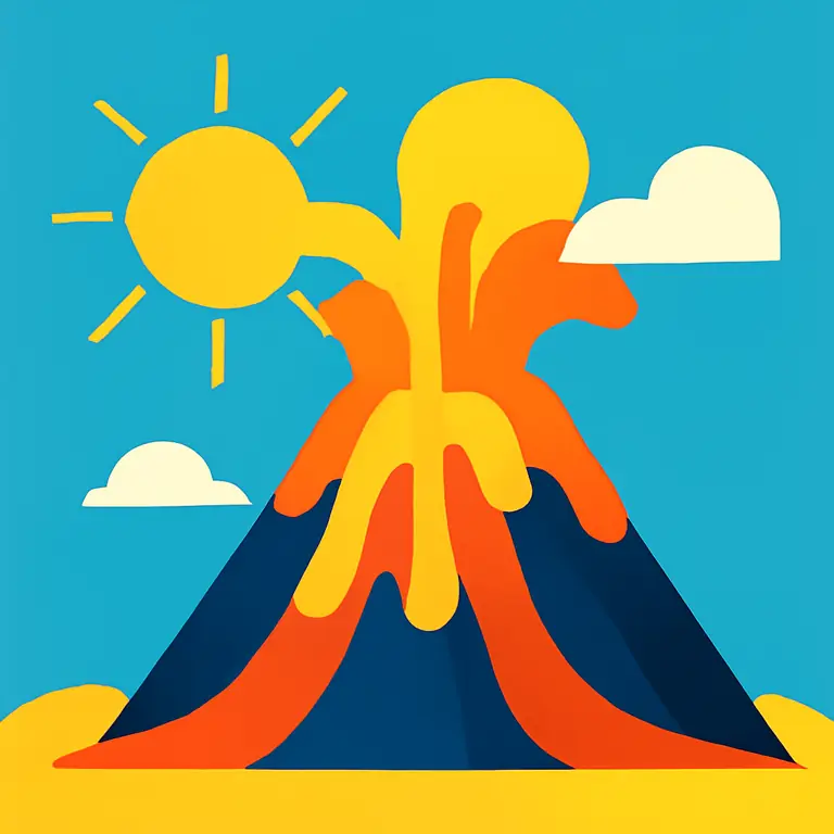 Sunlit Lava - puzzle cover