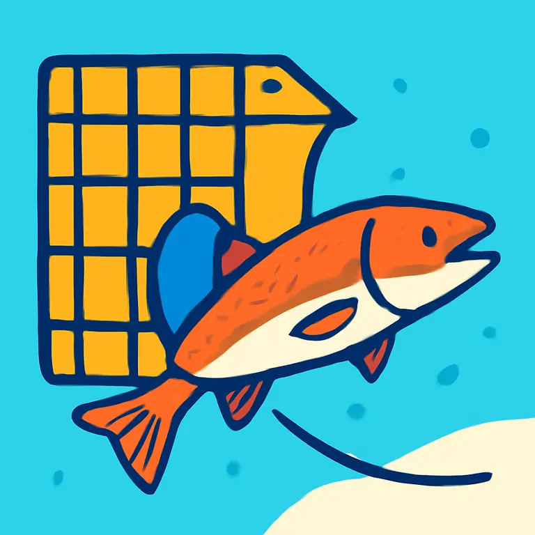 Salmon Escape - puzzle cover