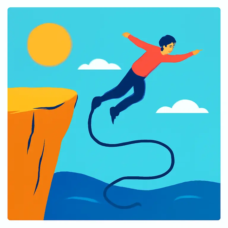 Cliffside Bungee - puzzle cover