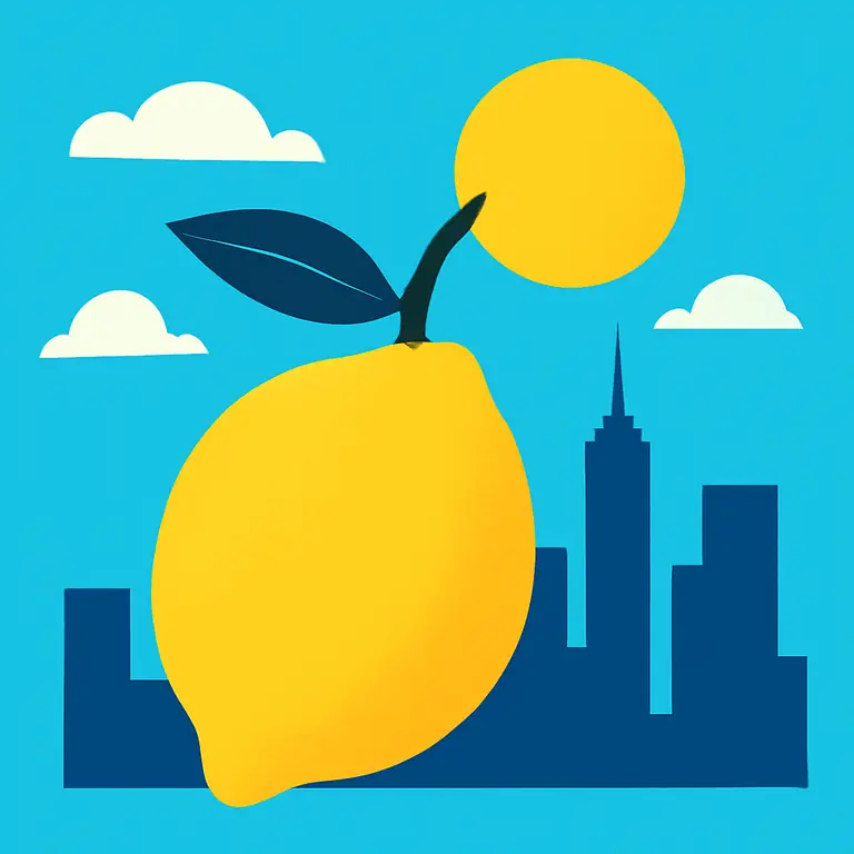 Lemony Skyline - puzzle cover