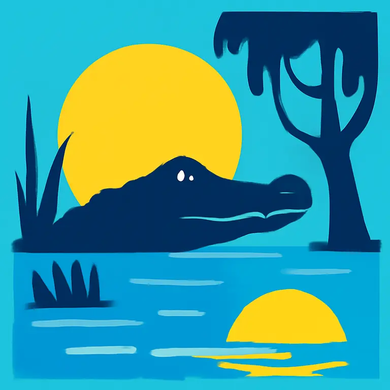 Swamp Shadows - puzzle cover