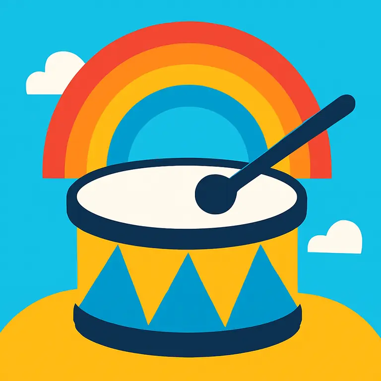 Rainbow Beat - puzzle cover