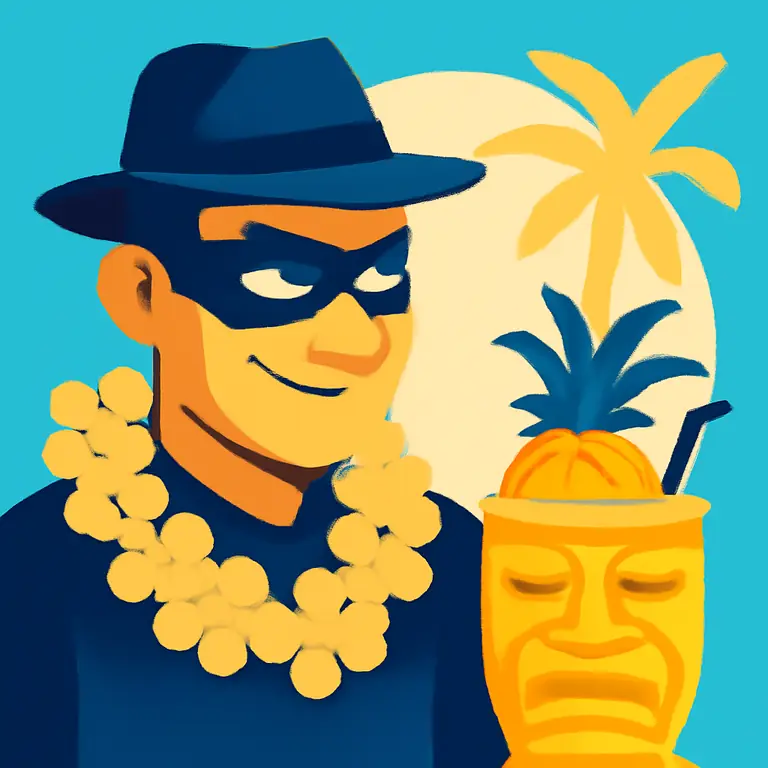 Roguish Luau - puzzle cover