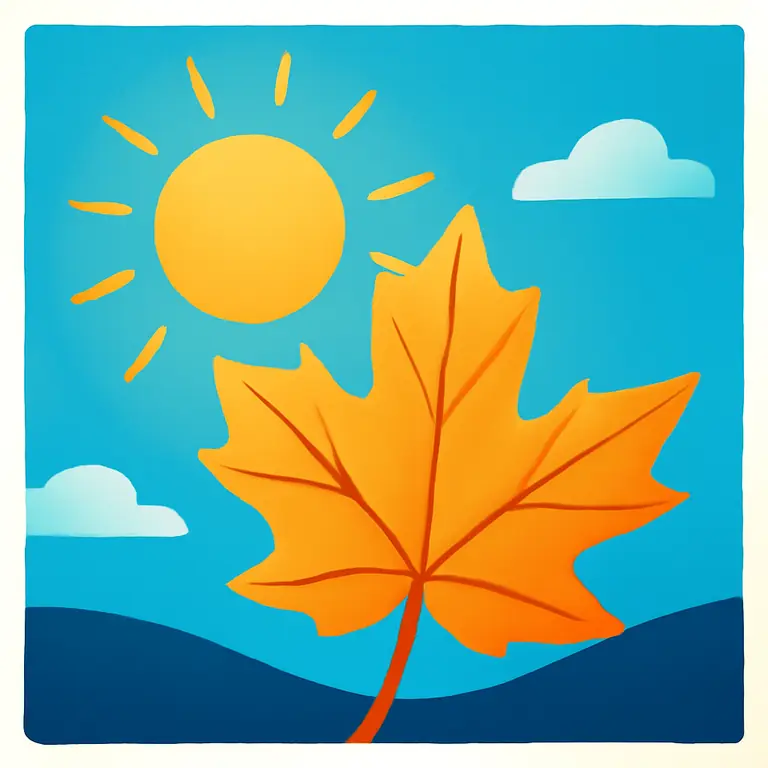 Sunlit Autumn - puzzle cover