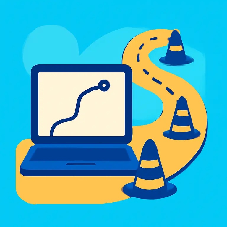 Cyber Slalom - puzzle cover