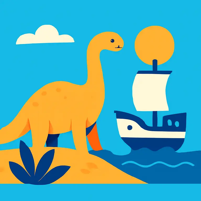 Mesozoic Voyage - puzzle cover