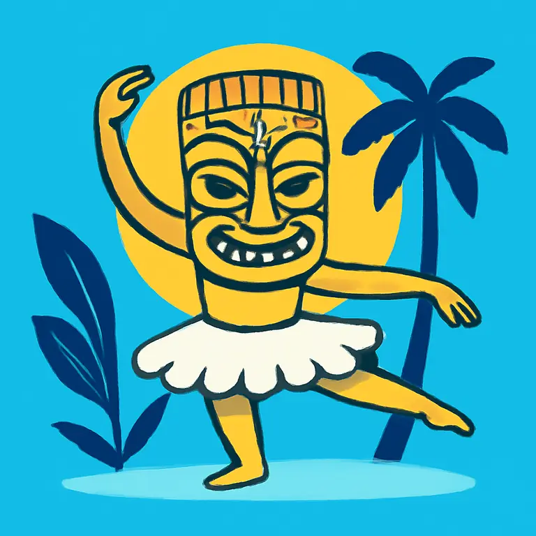 Tiki Ballet - puzzle cover