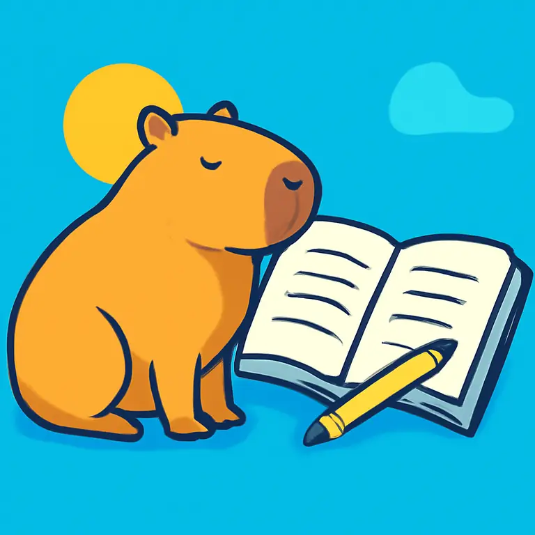 Silent Capybara Diaries - puzzle cover