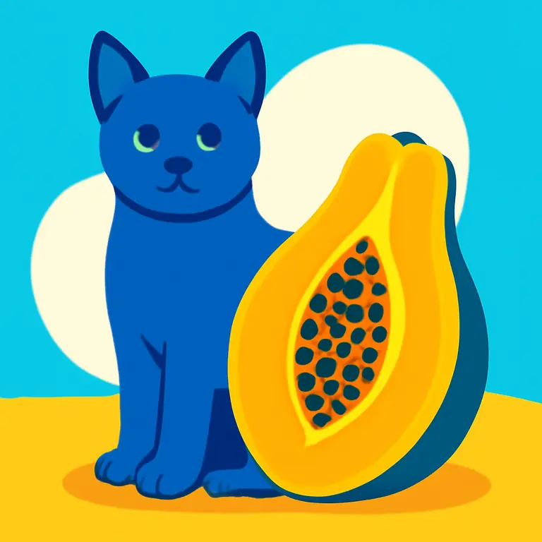 Gato y Papaya - portada del puzzle