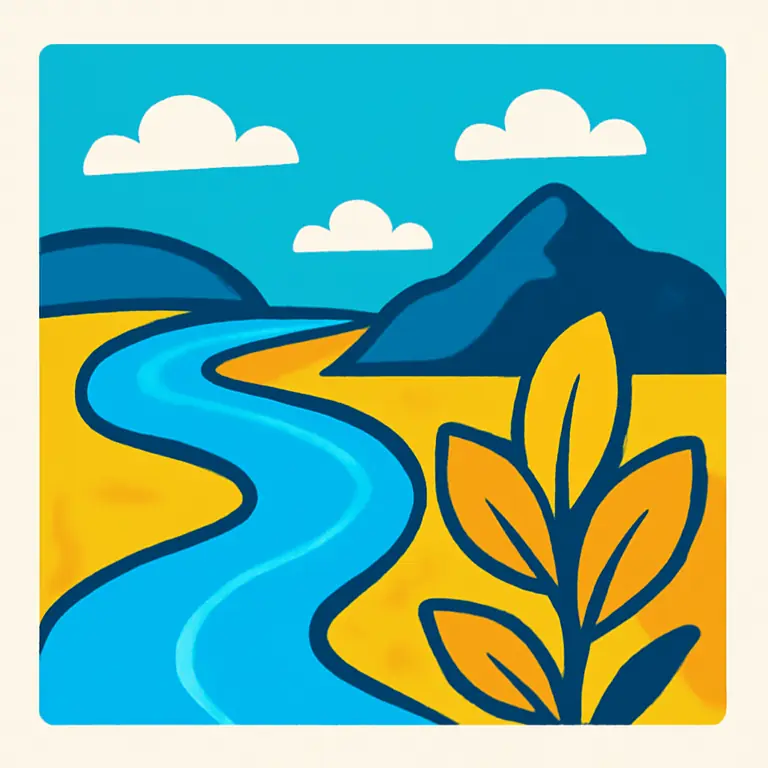 Ríos y Tierra - portada del puzzle