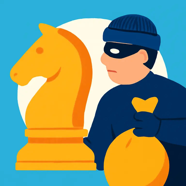 Oponente y Ladrón - portada del puzzle