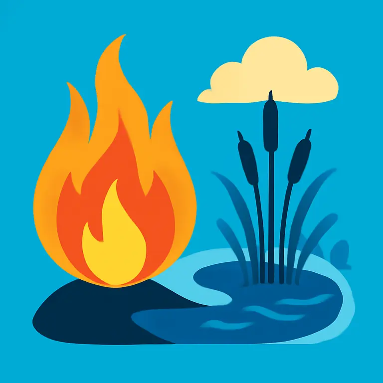 Fuego y Ciénaga - portada del puzzle