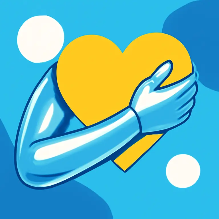 Abrazo Cromado - portada del puzzle