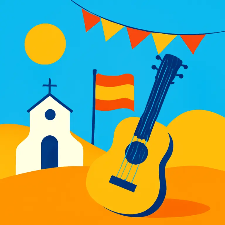 Rural y Fiesta - portada del puzzle