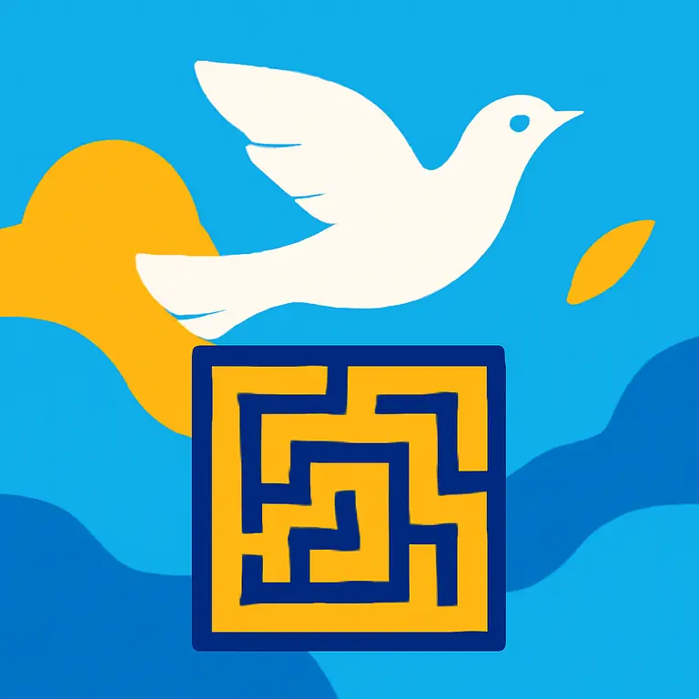 Caos y vuelo - portada del puzzle