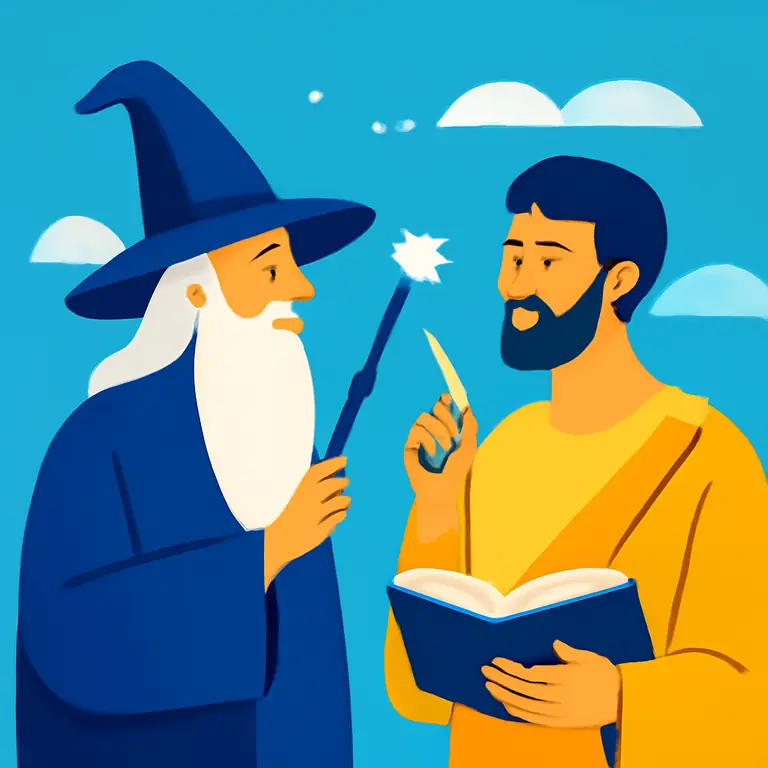 Mago y Profeta - portada del puzzle