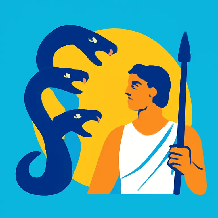 Mitos y Hidras - portada del puzzle