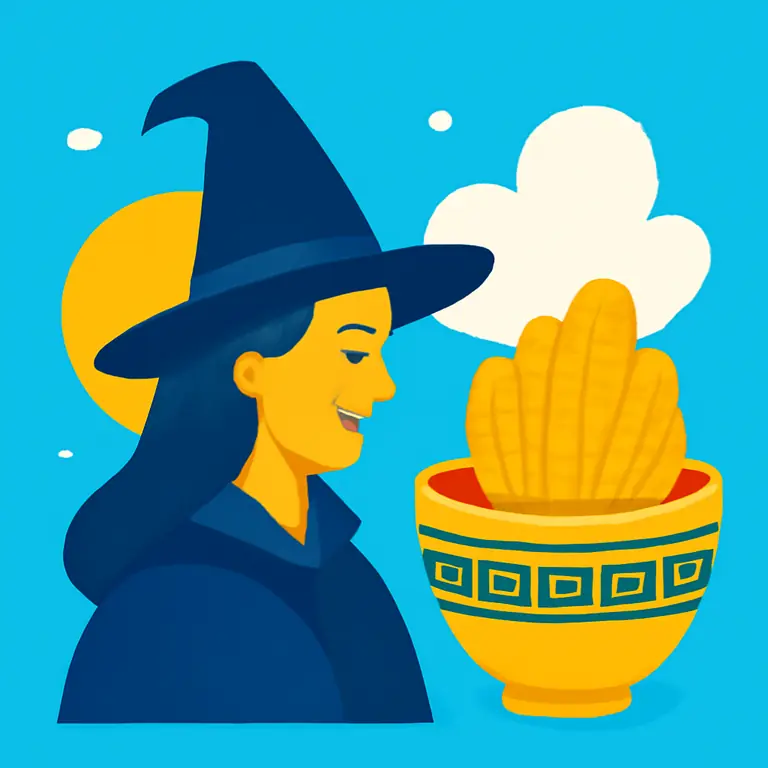 Bruja Inca Agape - portada del puzzle