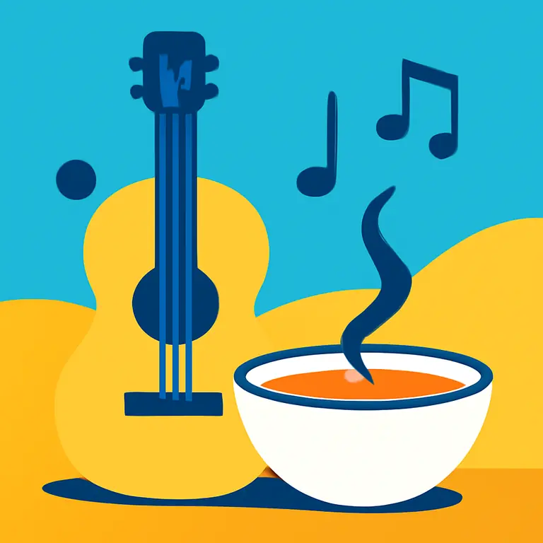 Sabor y Ritmo - portada del puzzle