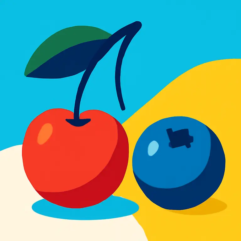 Cereza y Baya - portada del puzzle