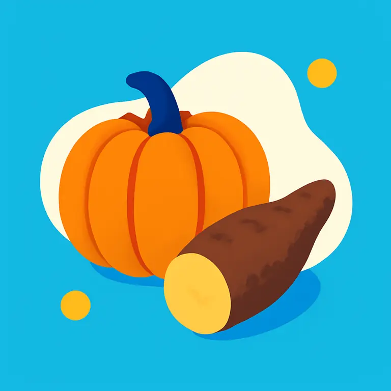 Calabaza y Ñame - portada del puzzle