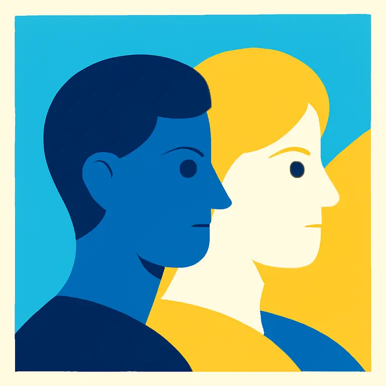 Contrastes Humanos - portada del puzzle