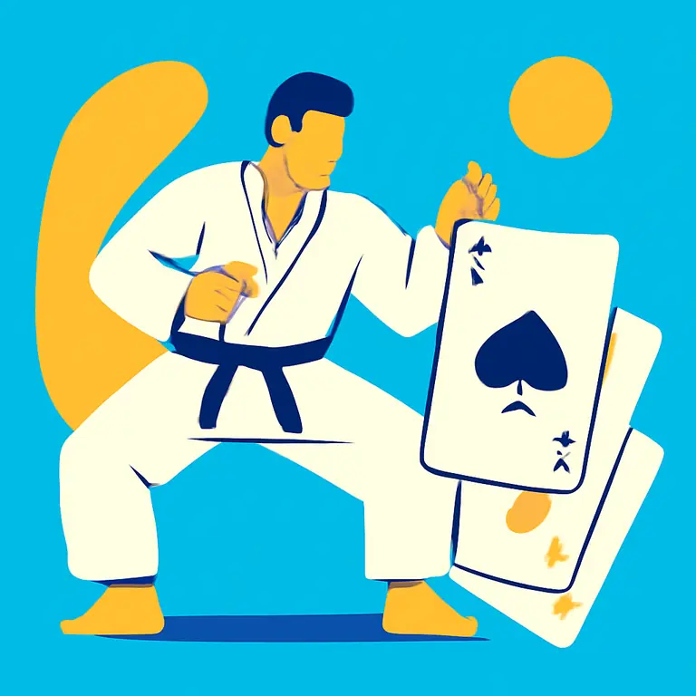 Judo y Baraja - portada del puzzle