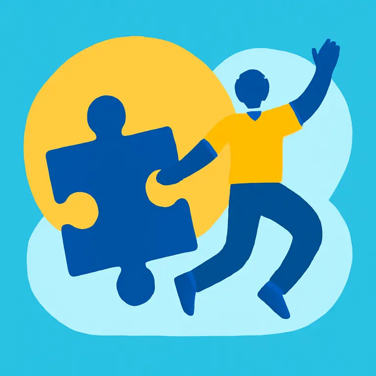 Salta y Juega - portada del puzzle