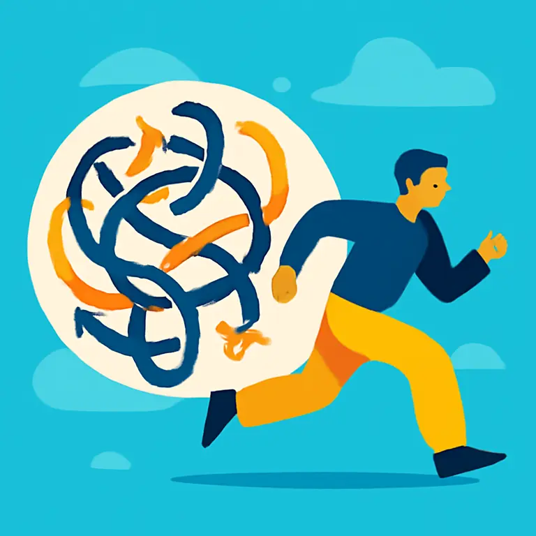 Caos y Huida - portada del puzzle