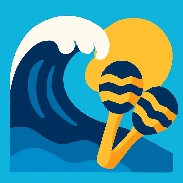 Olas y Ritmos - portada del puzzle