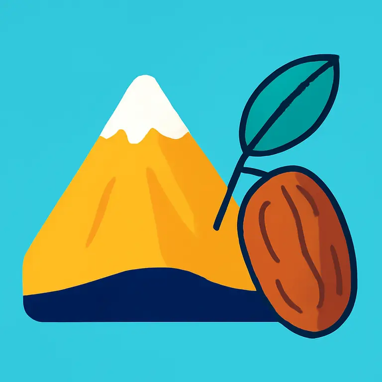 Cerro y Datil - portada del puzzle