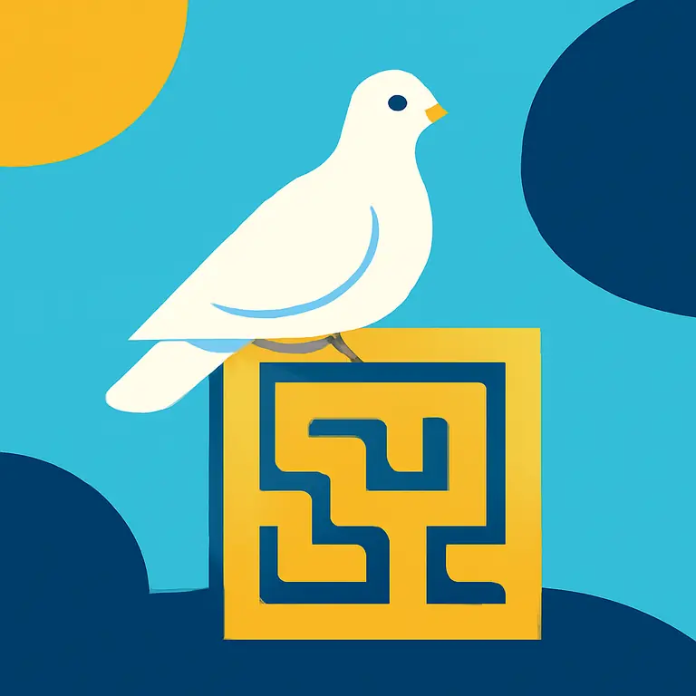 Trama y Paloma - portada del puzzle