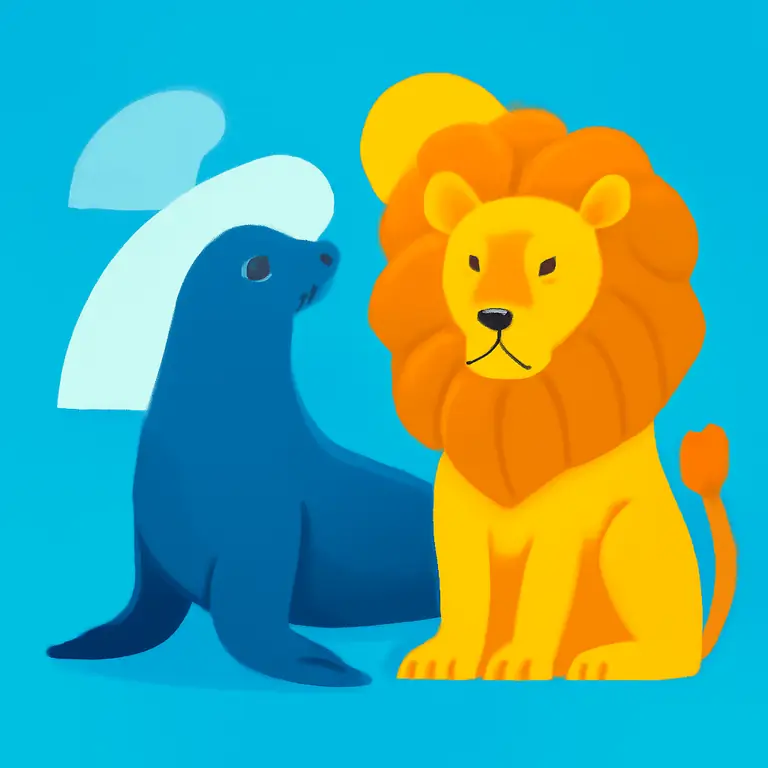 Fieras y Focas - portada del puzzle