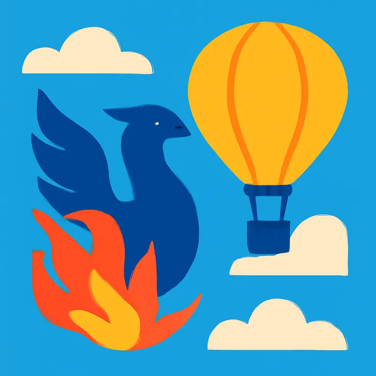 Fuego y vuelo - portada del puzzle